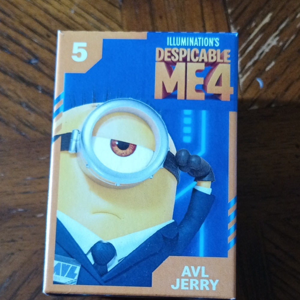 McDonald's Despicable Me 4 AVL Jerry Action Figure - Blue and Orange